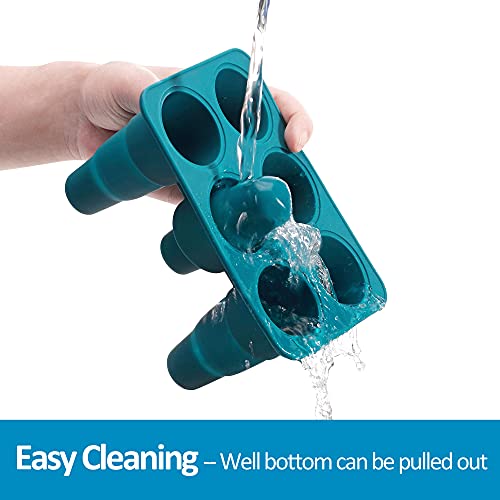 Manba Collapsible Popsicles Molds - Silicone Ice Pop Molds, 2 Pack Easy Release Ice Cream Mold, Reusable Popsicle Stick With Drip-Guards For Homemade Popsicles And Ice Cream - Bpa Free #TOP4