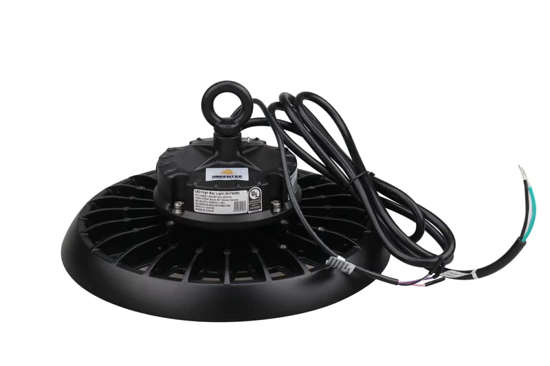 GREENLIGHTDEPOT LED High Bay - 150W - 24,450 Lumens - Motion Sensor - UHBM - Hook Mount - UL+DLC5.1-5700K