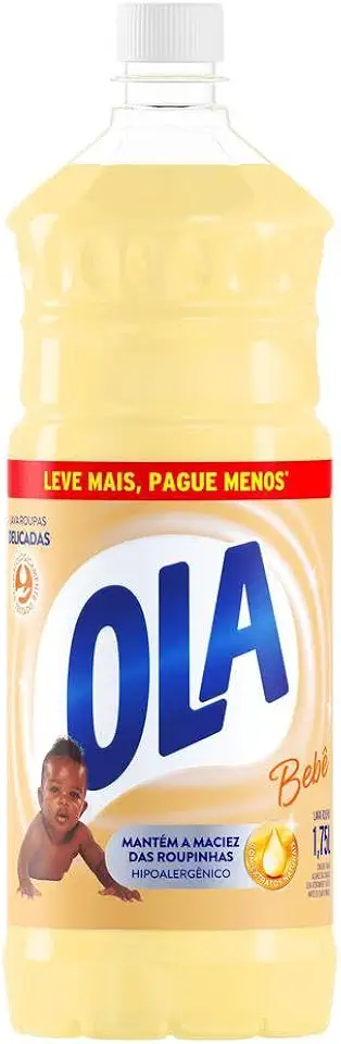 Sabão Líquido Para Roupas Finas e Delicadas Ola Bebê 1.75L