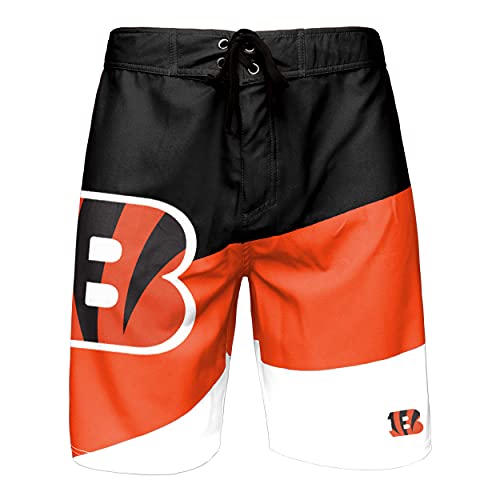 Image of FOCO Mens NFL Team Logo Color Dive Swim Boardshorts