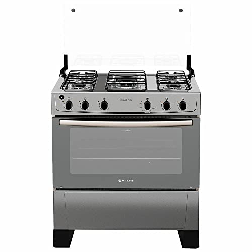 Fogão a Gás 5 Bocas Monaco Plus Inox Atlas