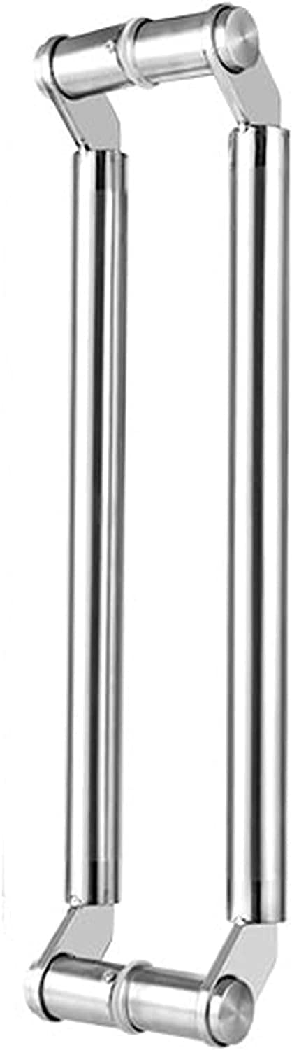 vfdaSWQQ Door handle, Heavy Duty Stainless Steel Commercial Barn for Kitchen/Bathroom,Back-to-Back Model(Silver,120Cm(47.2In))