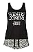 Produktbild Licensed_Primark Game of Thrones Damen Cami Weste & Shorts Pyjama Pyjama Pyjama Set Geschenk Gr. 38/40 DE S, schwarz/grau
