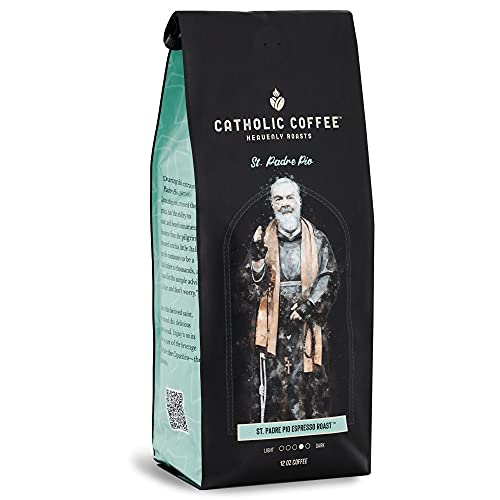 padre pio picture - Padre Pio Espresso Roast Coffee (Ground)