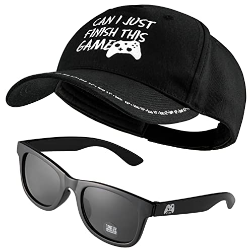 CityComfort Baseball Cap Kinder 2er Set Snapback Cap und Sonnenbrille...