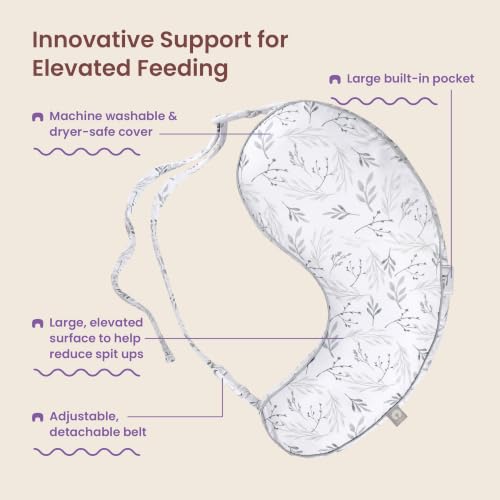 Image of Boppy Uplift Nursing Pillow, Inclined Feeding Support for Reflux Symptoms