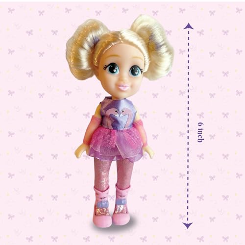 Image of Li'l Diva Ballerina-Bella 6 inch Doll|India's First Preschool RolePlay Pretendplay Doll with Accessories|Birthday Gift|Toy Doll for Girls 3+|Movable Arms & Legs|Beautiful Dress|Elegant Eyes|Soft Hair Play