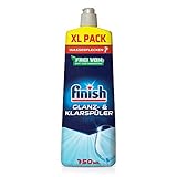 Finish Glanz- & Klarspüler – Für strahlendes und trockeneres Geschirr ohne Wasserflecken – Megapack mit 1 x 750 ml