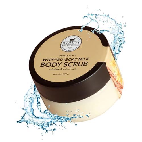Dionis Goat Milk Whipped Body Scrub Vanilla Bean 8oz (Pack of 1)