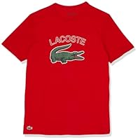 Lacoste Men's Vintage Croc Performance T-Shirt Red, 4