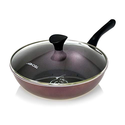 TECHEF-Art-Pan-Collection-WokStir-Fry-Pan-Coated-5-times-with-Teflon-Select-Non-Stick-Coating-PFOA-Free-Made-in-Korea-12-IN-with-Lid