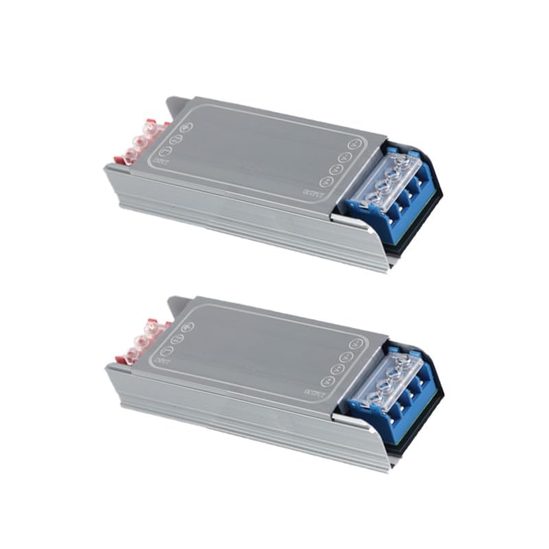 2 Pcs 60W 12V 5A LED Transformer Driver Power Supply Slim LED Switching Power Supply for Home Appliances Input Driver Transformer AC110V AC230V to DC12V Output Suitable for Low Voltage Light Strips
