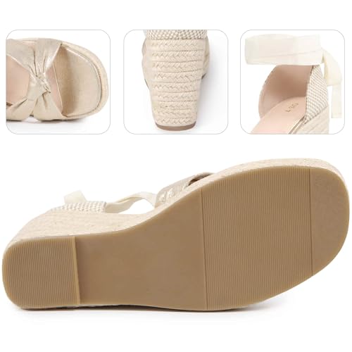 Perphy Lace Up Platform Espadrilles Wedges Heel Sandals for Women4