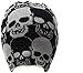 2 Brothers Unlimited Inc 2BU Black and White Skull Beanie