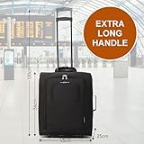 5 Cities 56x45x25 Trolley Bag EasyJet/British Airways/ Jet2 Maximum Cabin Approved Carry On Suitcase 60L Capacity with 2 Wheels Lightweight Travel 2 Year Warranty - Image 6