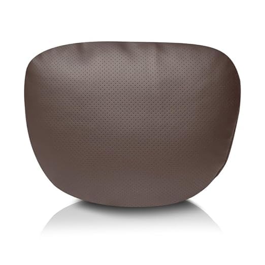 Image of Neodrift 'CloudFlex' (Set of 2) | (Color - Brown) Car Back Seat Neck Rest Cushion Ergonomic Neck Support with Premium Fiber Fill, Pain Relief for Neck and Shoulder