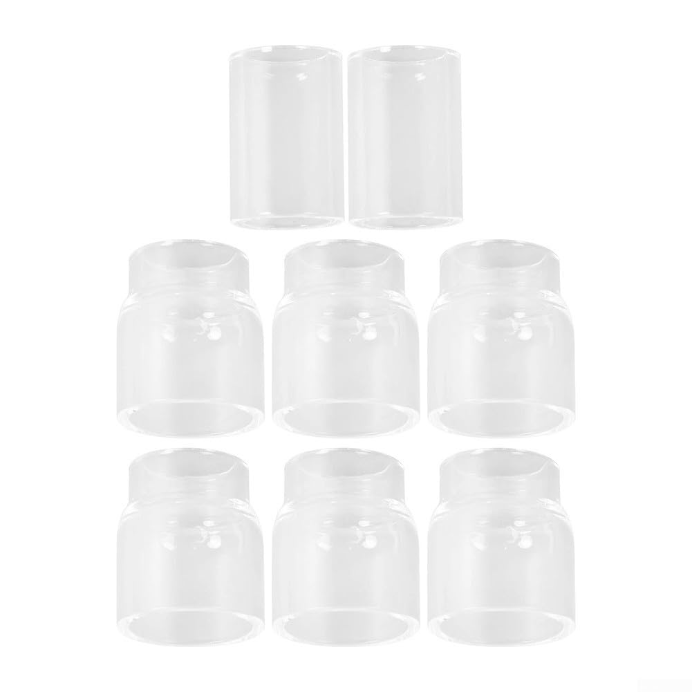 Kit di saldatura TIG, 123 pezzi, set di ugelli in allumina per torce a lente a gas tozze, accessori compatibili con modelli di torcia di saldatura WP-17, WP-18, WP-26
