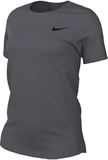 Nike Womens Legend Short Sleeve Crew T-Shirt (as1, Alpha, m, Regular, Regular, Carbon Heather)