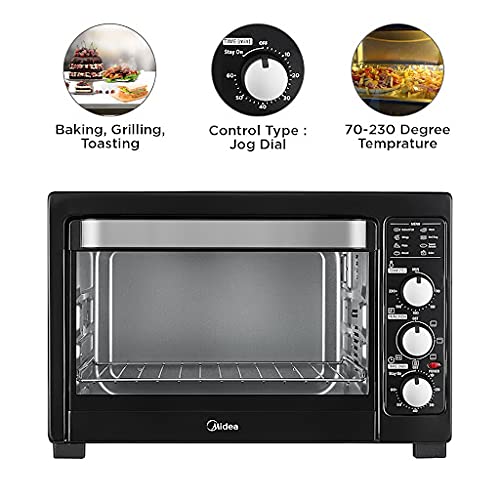 Control panel of Midea MEO-40BGY1 Oven Toaster and Grill