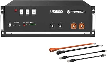 Pylontech 1x LiFePO4 US5000 4.8kWh Battery with Inverter Connection Cable Set