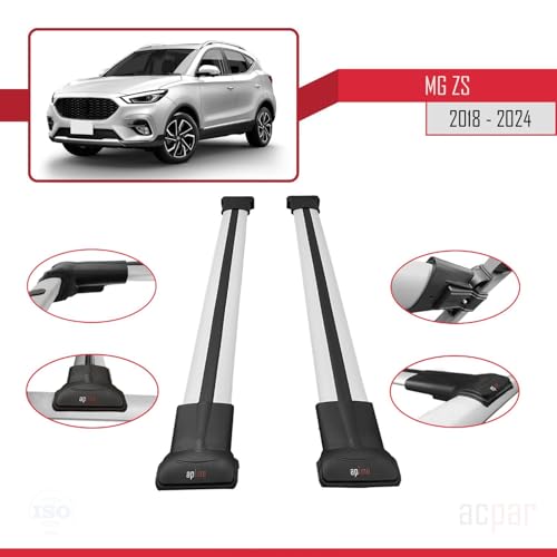 Barres de toit railing pour MG ZS 2018-2024 alu - 3