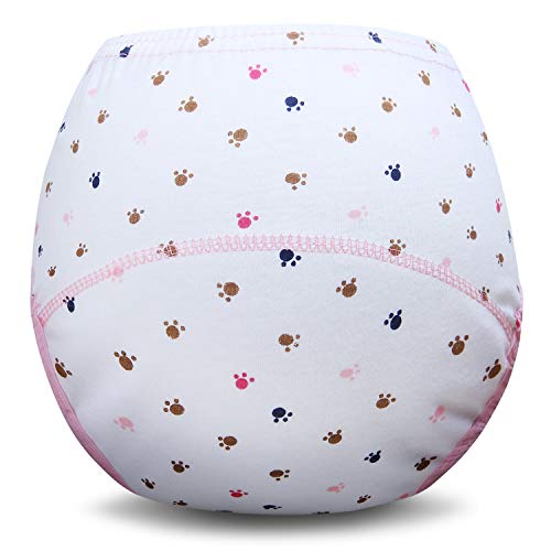 Adorel Baby Meisjes Trainingsbroekjes Herbruikbare Set van 5 Veelkleurig 2-3 Jaar (Fabrikant Maat: 90) - Afbeelding 8