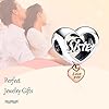 Annmors Forever Sister Love Heart Dangle Charm-925 Sterling Silver Love Sister Dangle fit European Bracelet&Necklace,Christmas Halloween Valentine's Day Happy Birthday Mother's Day Jewelry Gifts #2