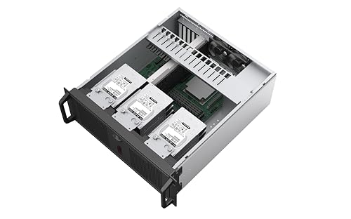 Image of Rosewill 4U Rackmount Server Chassis | Expands to 12 x 3.5 HDD | Massive ATX & PCIe Compatibility | 2X 120mm PWM Fans + 2X 80mm PWM Fans | USB 3.2 Type-C | RSV-R4012