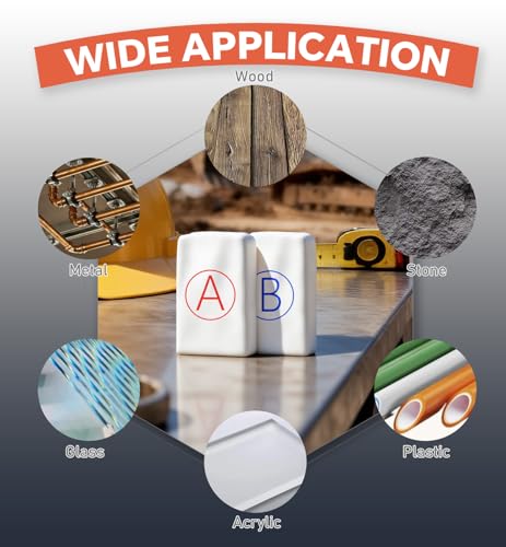 Image of Putty Sculpt Clay Modeling Compound for Sculpting, Modeling, Building, Repairing, Epoxy Putty Self-Hardening Easily Repairs Metal, Wood, Tile, Ceramics Concrete White 200g