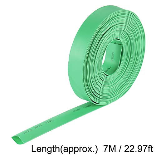 Protección de cables con tubo termorretráctil verde de 12 mm y relación 2:1 4