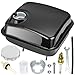 YOXUFA Gas Fuel Tank Replacement for Predator 212cc 224cc 196cc 200cc Coleman CT200U BT200x KT196 Baja Warrior Massimo MB200 Mini Bike GX160 GX200 Engine Hammerhead 80T Go Kart Parts 0.81 Gallons