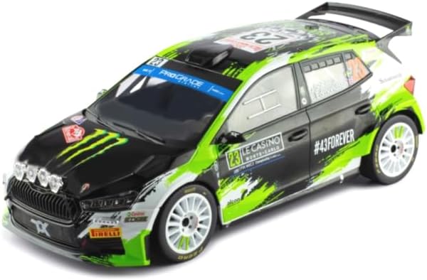 イクソ 1/18 シュコダ ファビア Rally2 2023 ラリー・モンテカルロ #23