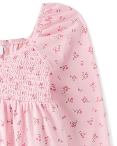 Image of The Children's Place Girls' Long Sleeve Smocked Peplum Top