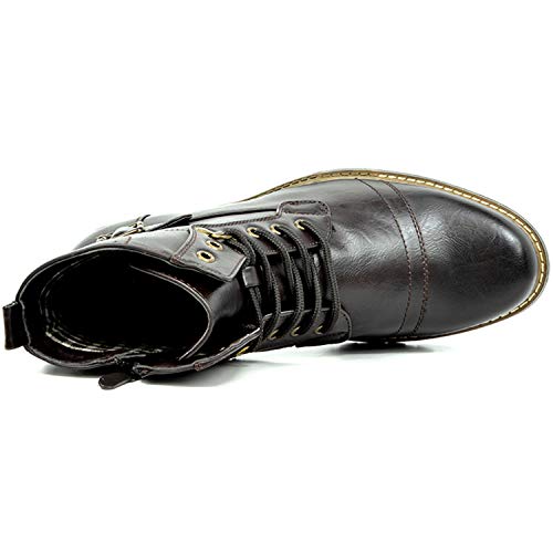 Image of Bruno Marc Men's Motorcycle Combat Boots
