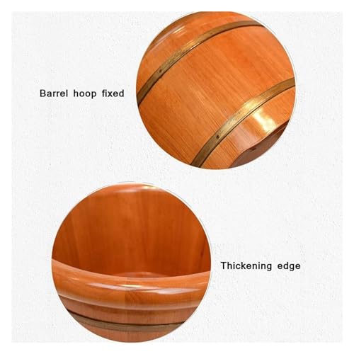 Bañera de madera maciza para pies y spa de pies miniatura 6