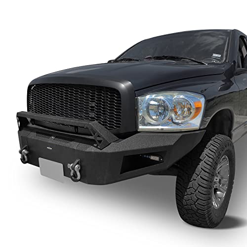 Hooke Road Ram 1500 Front Winch Bumper And Rear Bumper Kit Compatible With Ram 1500 2006 2007 2008 #TOP2