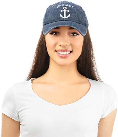 DALIX First Mate Hat Sailing Baseball Cap Sailor Gift Men Women Vintage