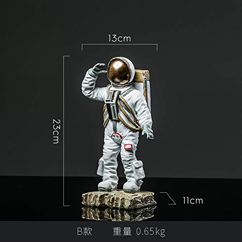 WYHP Modern Minimalist TV Cabinet Astronaut Astronaut Model Home Living Room Crafts Resin Ornaments (Color : Astronaut 1)