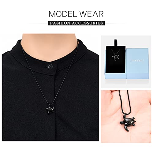 Imrsanl Sea Turtle Cremation Jewelry for Ashes Necklace Keepsake Memorial Urns Pendant Jewellery for Pets/Human4