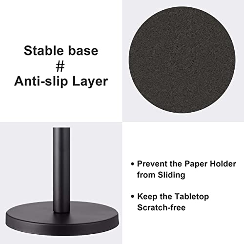 Paper Towel Holder, Black Paper Towel Holder, Paper Towel Holder Countertop………… #TOP2
