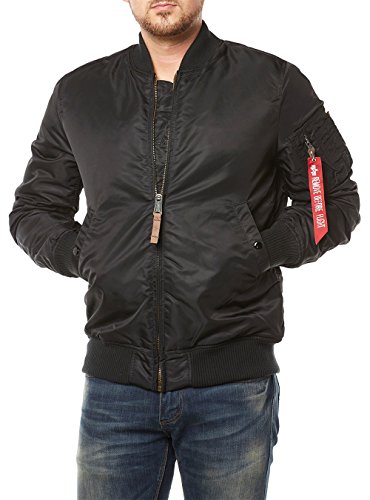 Alpha Industries MA-1 VF 59 Long Bomberjacke für Herren Black – Ansicht 1