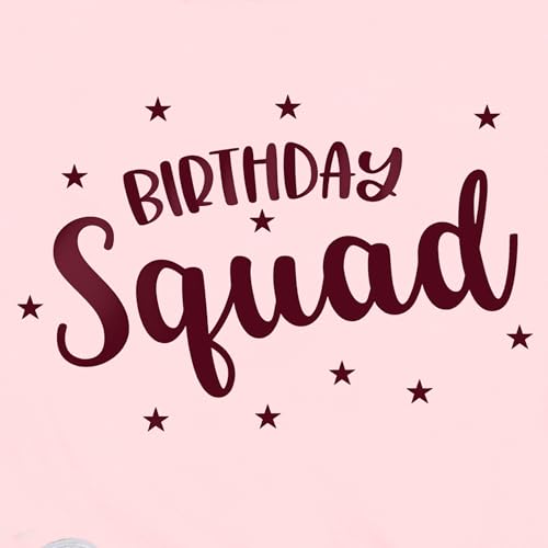 Image of Birthday Shirts Women Happy Birthday Queen and Squad Tee Tops