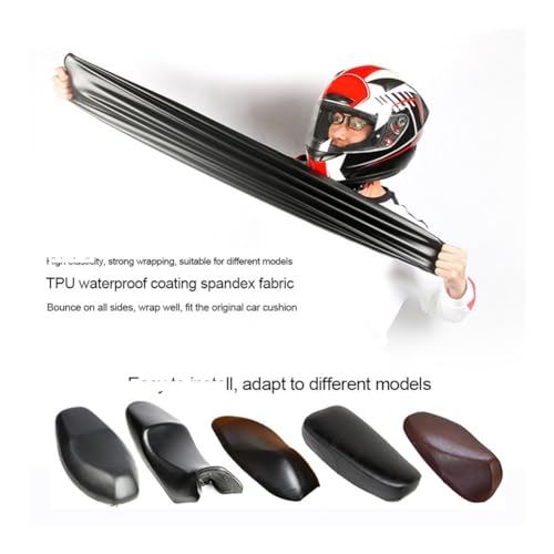 Almohadilla asiento motocicleta funda impermeable y protector solar accesorios 6