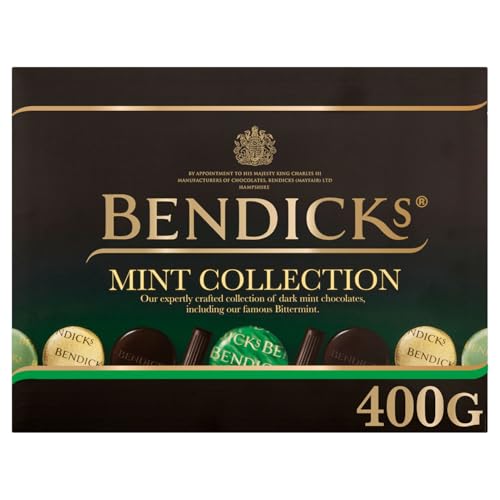 Bendicks Dark Chocolate Mint Collection Premium Vegan Chocolate Mint Assortment 400 g (Pack of 1)