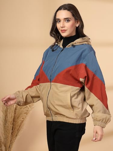 Image of CHKOKKO Sunscreen Jacket for Women Hooded Zipper Sports Jacket | UV Protection | Sun Protective | Lightweight Water Resistant | Riding Biker | Outdoor Travel Gym Running