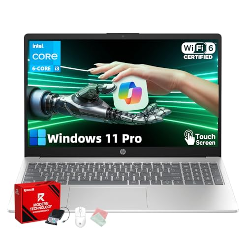 HP 2025 15.6�C���` �^�b�`�X�N���[���m�[�g�p�\�R�� - Intel ��13���� 6-Core i3 (�ő�4.5GHz) ? 32GB RAM�A1TB SSD ? HD�A���`�O���A ? Ai Copilot ? �r�W�l�X&�w������ ? Wi-F