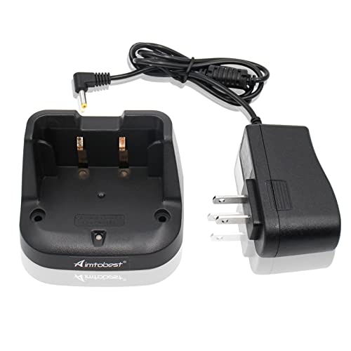 Aimtobest SBH-28 Charger Compatible for Yaesu FT-70 FT-70D FT-70DR FT70 FT70D Radio SBR-24LI SBR24LI Battery