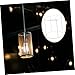 DOITOOL Lampshade Holder Frame Ring Versatile Diy Ceiling Light Frame for Desk and Pendant Lamps Chic Design for Home Decor Easy Assembly Industrial Style