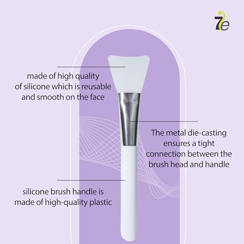 MyoLift 7eWellness Applicator Silicon Brush - Mask applicator brush for Facial Skincare, Reusable brush for The Anti Aging mask, Soft & Durable Face Mask Applicator for gels, DIY masks, easy-to-clean - Image 6