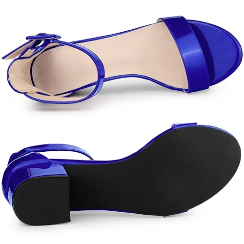 Sandales à talons bas pour marcher sans douleur avec sangle de cheville - 4